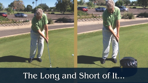 Long Game Troubles…Work on your Short Game!
